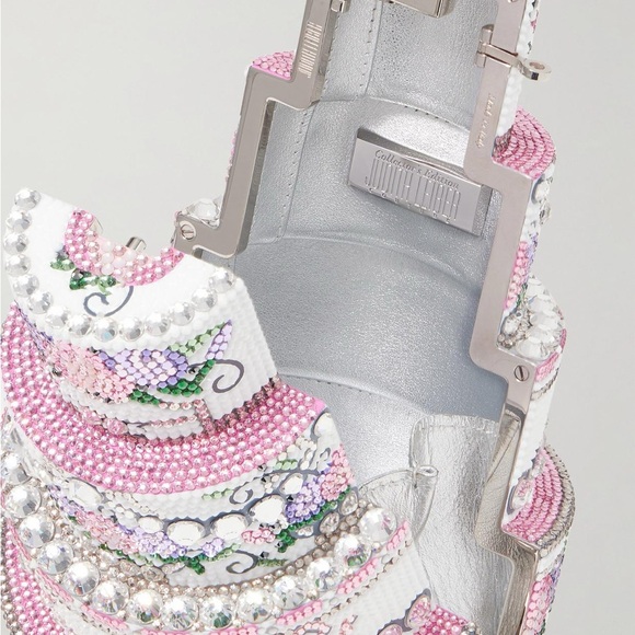 Judith Leiber Tie The Knot Tiered Cake Bag - Picture 4 of 5